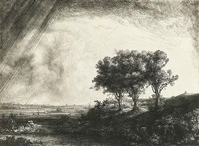 The Three Trees Rembrandt